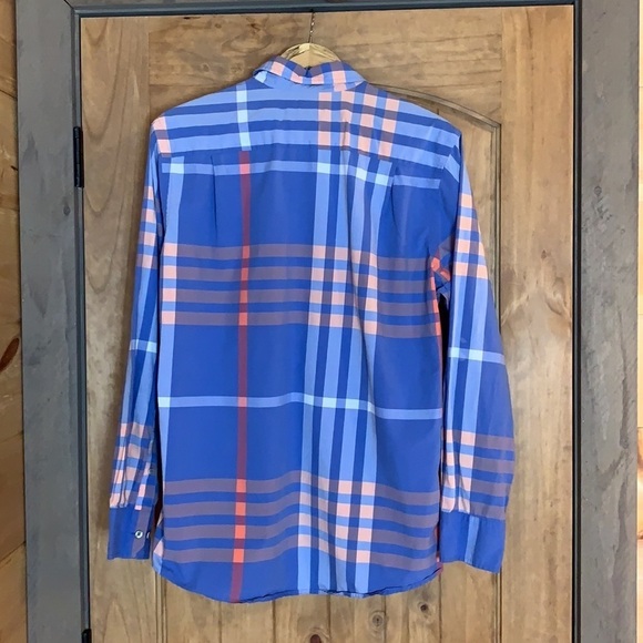 Southern Tide Trim Fit Sailgate blue plaid shirt Size Medium - Picture 2 of 9